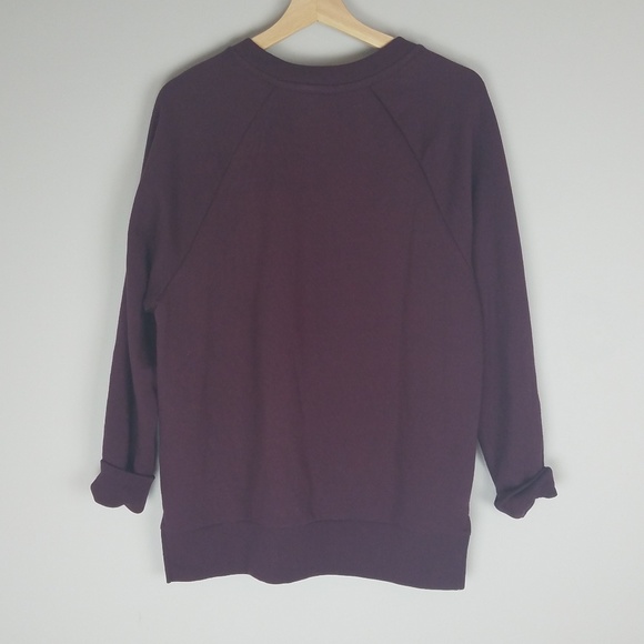 Victoria's Secret Pink | Bling burgandy crew neck - Picture 3 of 3